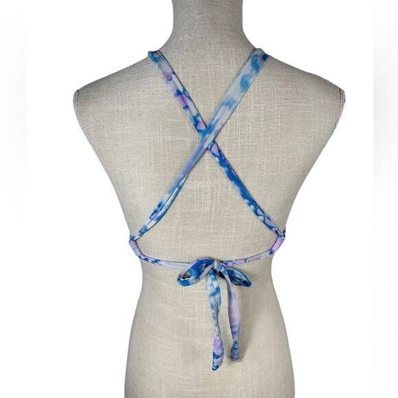 BECCA Blue & Purple Tie Dye Bikini Swimsuit Set - Picture 5 of 12